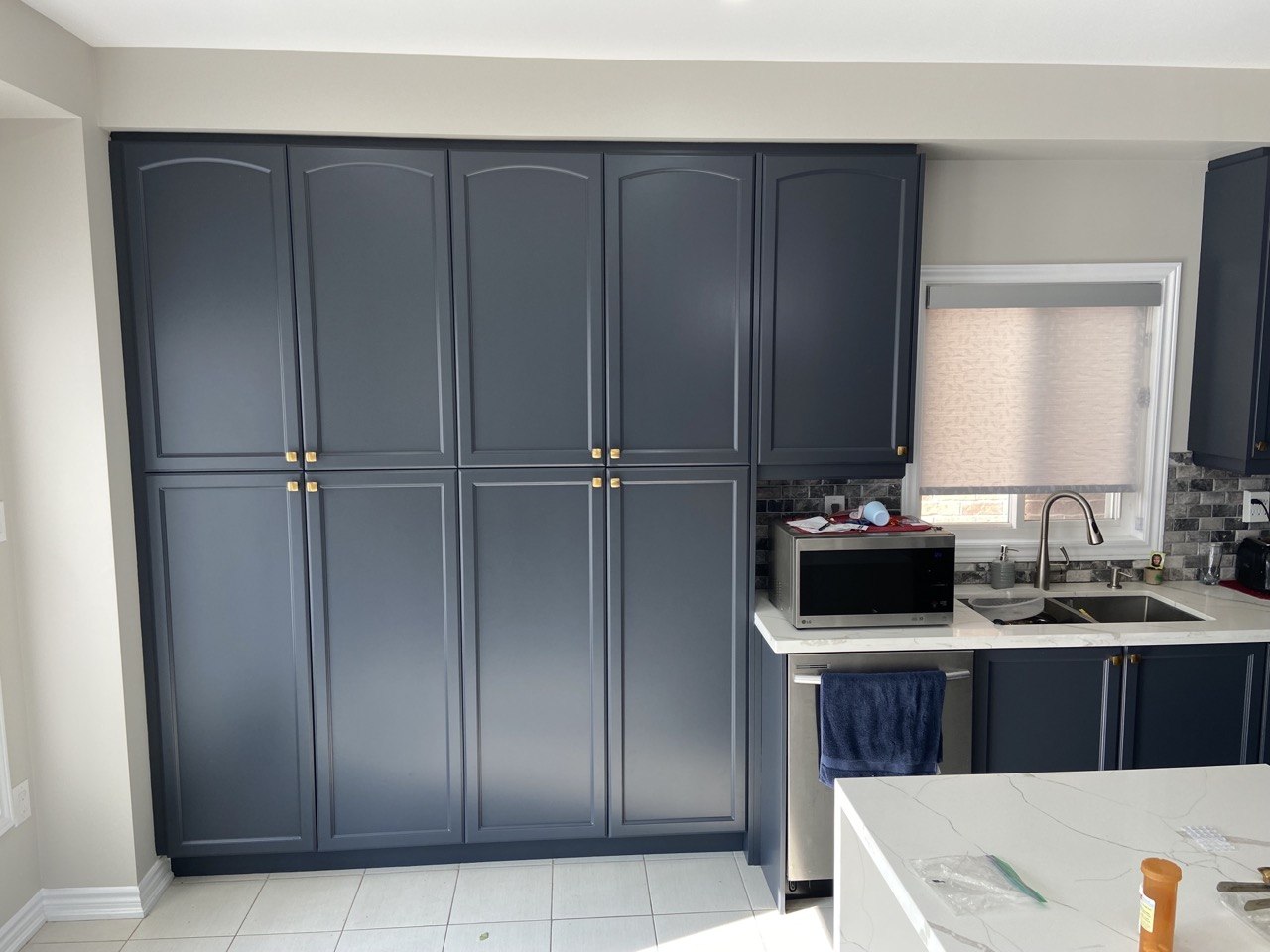 Kitchen cabinet painting — Hamilton